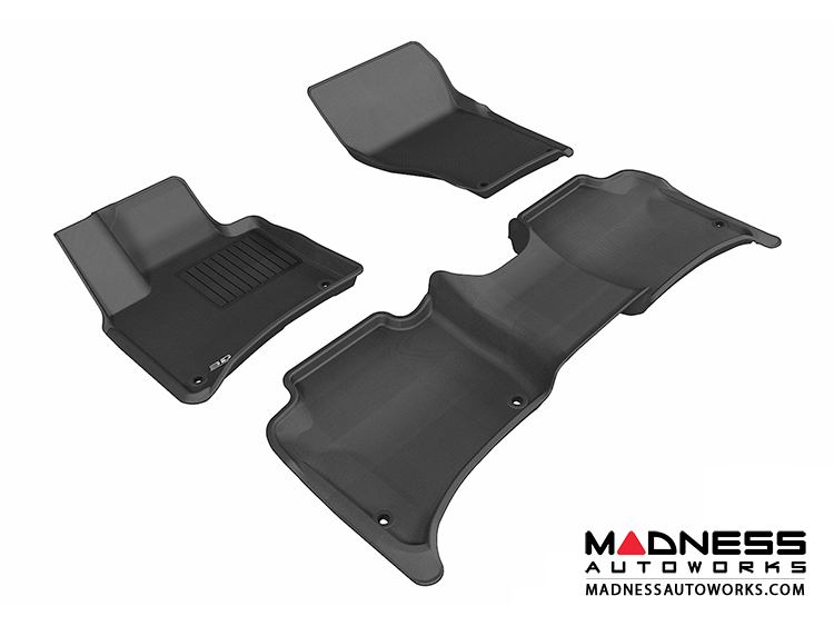Porsche Cayenne Floor Mats (Set of 3) - Black by 3D MAXpider